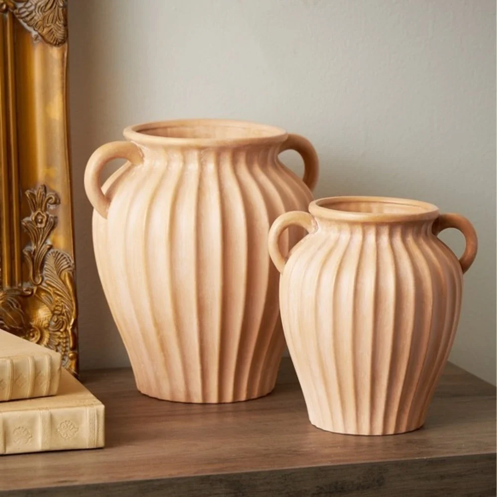 My Texas House Small Terra Cotta Vase, 6in, Orange‎ - Fall 2025, New in Box